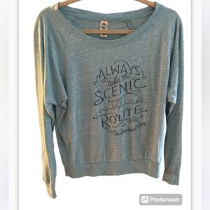 Montana, “Always Take the Scenic Route” l/s shirt